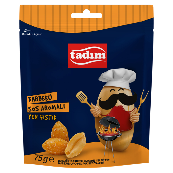 Barbekü Sos Aromalı Yer Fıstık 75 Gr