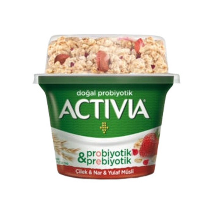 Activia Çilek & Nar & Yulaf Musli 140 Gr
