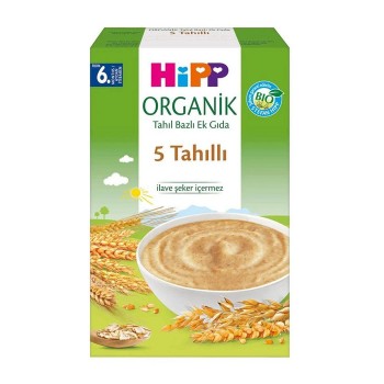 Organik 5 Tahıllı Kaşık Maması 200 Gr