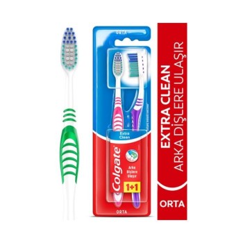 Diş Fırçası Extra Clean Orta 1 Artı 1