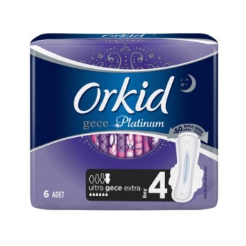 Hijyenik Ped Platinum Gece Extra 6'lı