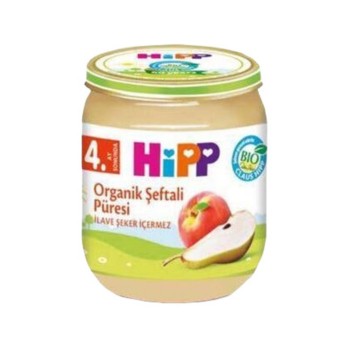 Şeftali Püresi Organik 125 Gr