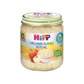 Organik Elmalı Sütlaç Kavanoz Maması 200 gr
