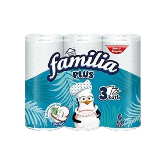 Hindistan Cevizi Özlü Kağıt Havlu 6'lı