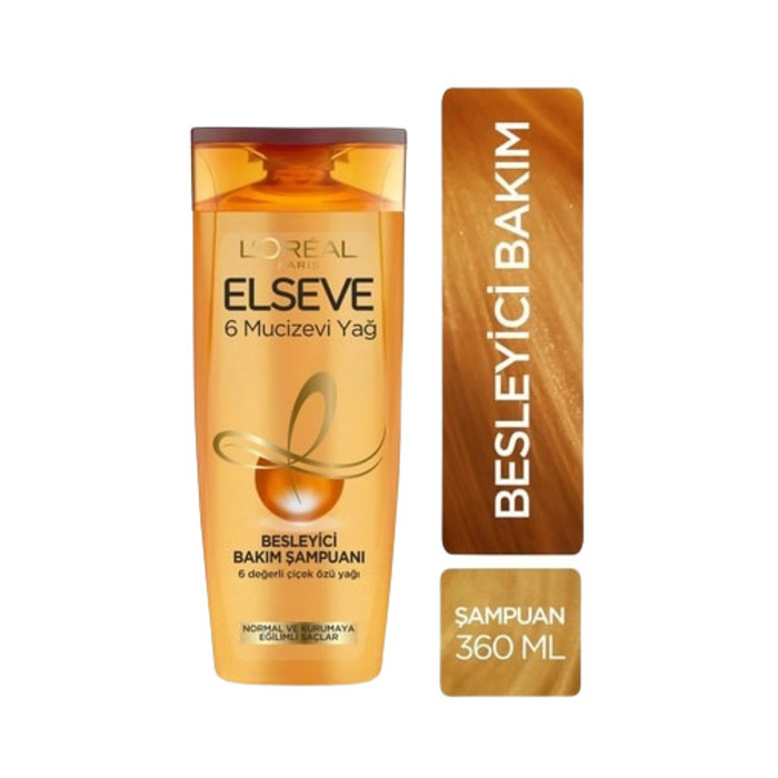Şampuan 6 Mucizevi Yağ Bakım 360 Ml