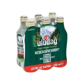 Doğal Maden Suyu Çevir Aç Kapak 6x250 Ml