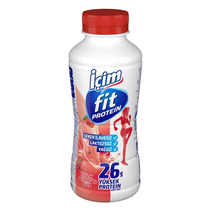 Fit Protein Çilekli Laktozsuz Süt 400 Ml