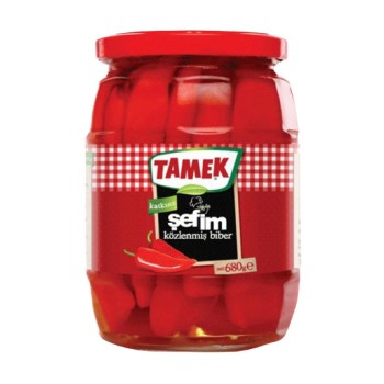 Biber Kırmızı Közlenmiş 680 Gr