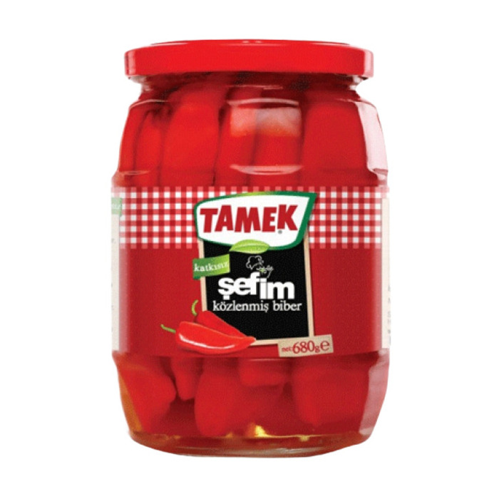 Biber Kırmızı Közlenmiş 680 Gr