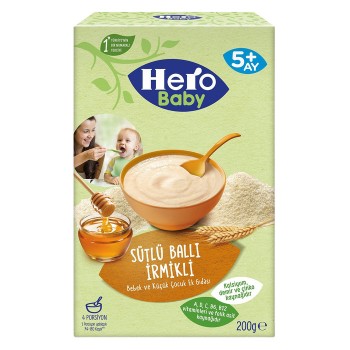 Kaşık Maması Sütlü İrmikli Ballı 200 Gr