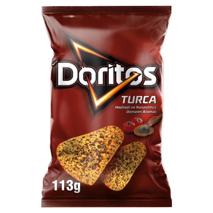 Cipsi Süper Boy Turca Haşhaş Domates Mısır 113 Gr