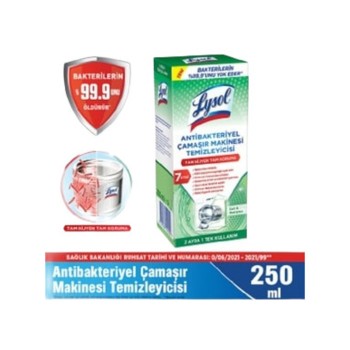 Antibakteriyel Çamaşır Makinesi Temizleyicisi Çam ve Okaliptus Ferahlığı 250 ml