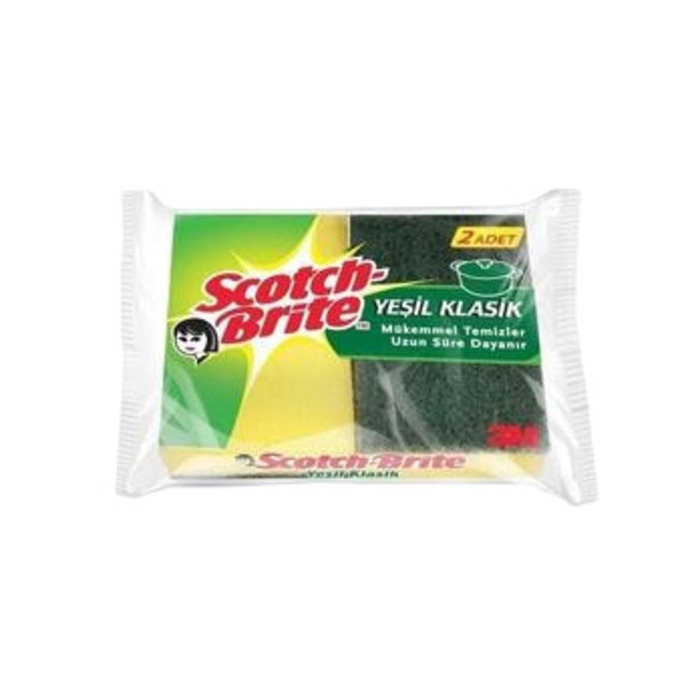 Yeşil Klasik Sünger 2'li