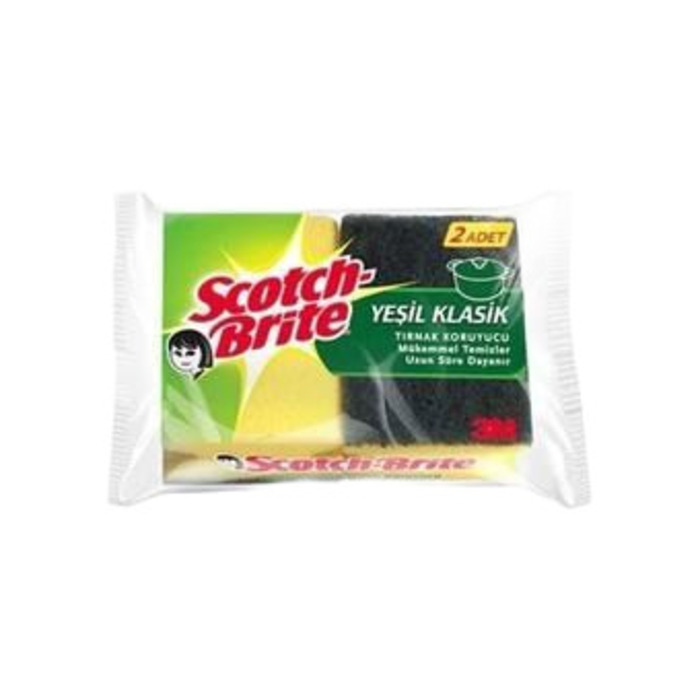 Bulaşık Süngeri Oluklu 2'li