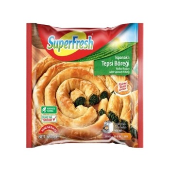Dondurulmuş Superfresh Ispanaklı Tepsi Böreği 650 gr