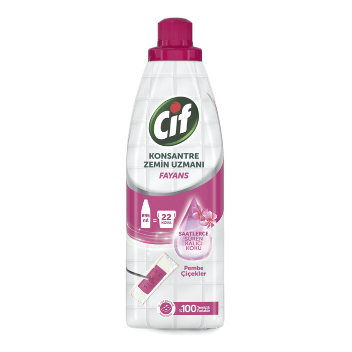 Zemin Uzmanı Fayans Pembe Çiçek 895 Ml