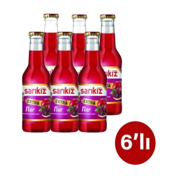 Extra Nar Aromalı Gazlı İçecek 6x200 Ml