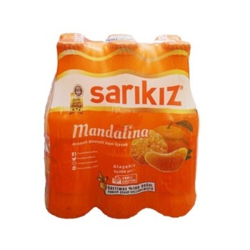 Maden Suyu Mandalina Aromalı 6x200 Ml