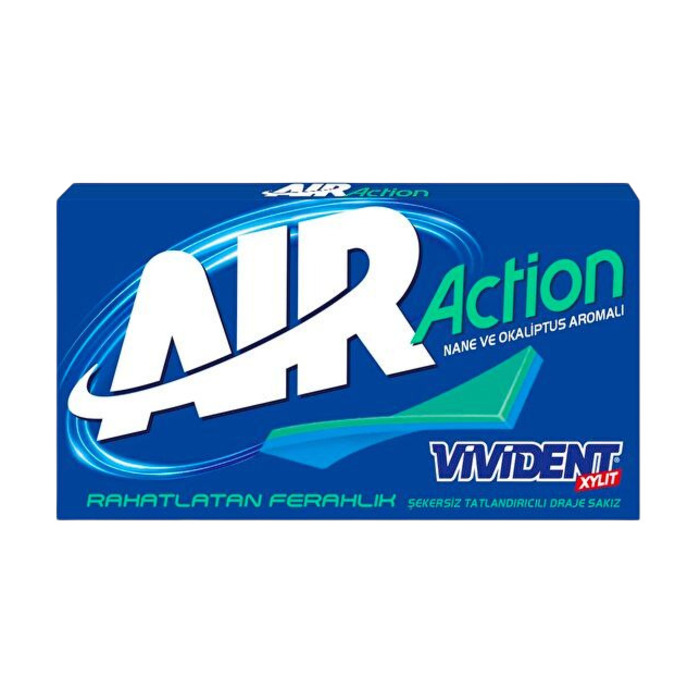 Sakız Cüzdan Air Action Mentol Okaliptus Aromalı 26 Gr