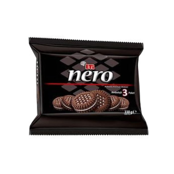 Bisküvi Negro Kakao Kremalı 3'lü 300 Gr