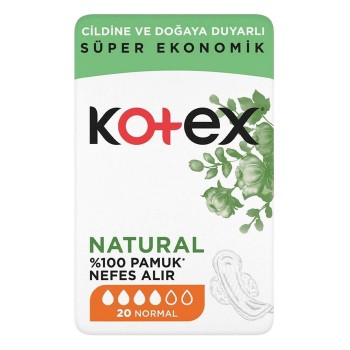 Natural Hipoalerjenik Ped Normal 22 Adet