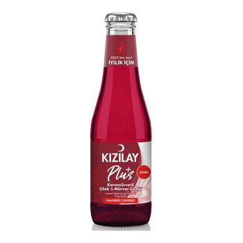Plus Maden Suyu Çilek & Mürver Çiçeği Aromalı 200 Ml