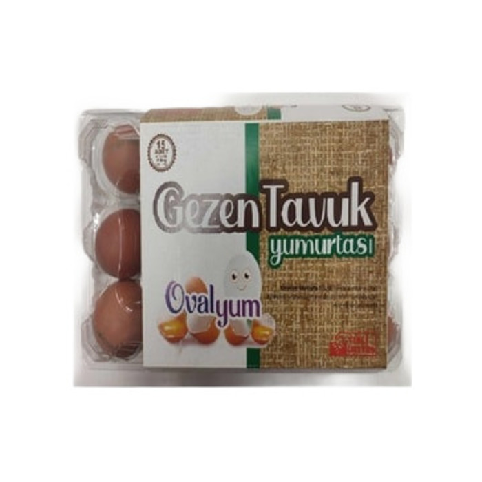 Gezen Tavuk Yumurtası 53-63 gr 15'li