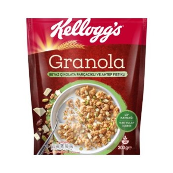 Granola Antep Fıstıklı Beyaz Çikolatalı 300 Gr