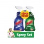 Ğ Çözücü Ve Kireç Sökücü Sprey Banyo Mutfak Temizleyici Set 2x750 Ml