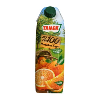 Meyve Suyu %100 Portakal 1 Lt
