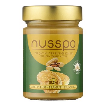Nusspo Parçacıklı Yer Fıstığı Ezmesi (340 G)