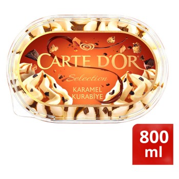 Karamel Kurabiye Dondurma 800 Ml