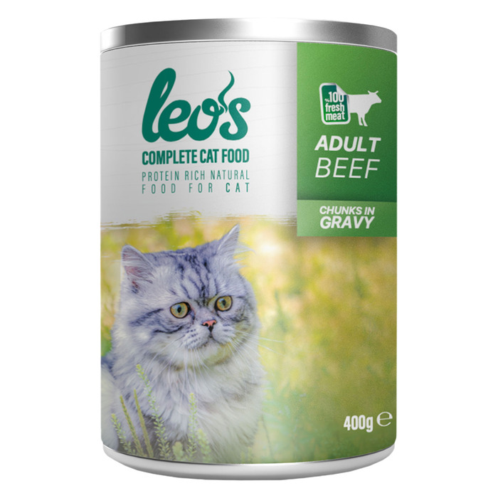 Sığır Parça Etli Soslu Kedi Konservesi 400 gr