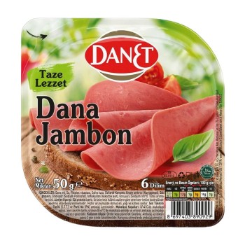 Jambon Dana Tadımlık Dilimli 50 Gr