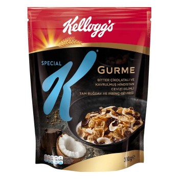 Gevrek Special K Gurme Çikolata & Hindistan Cevizi & Tam Buğdaylı Pirinçli 300 Gr