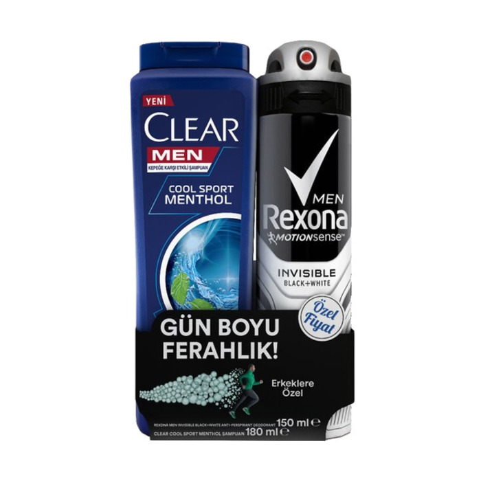 REXONA MEN INV. + CLEAR MAN