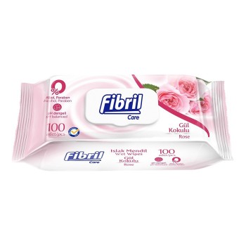 Gül Kokulu Islak Mendil 100 lü