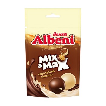 Albeni Mix & Max Sütlü Ve Beyaz Çikolatalı Draje 100 Gr