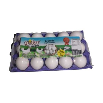 GÜLER YUMURTA L (BÜYÜK) YUMURTA 15 ADET