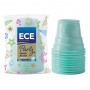 Ece Party Renkli Plastik Bardak Lüks 10'lu