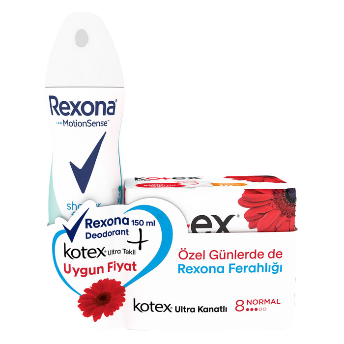 Rexona Deo Shower Fresh 150 ml+Kotex Normal