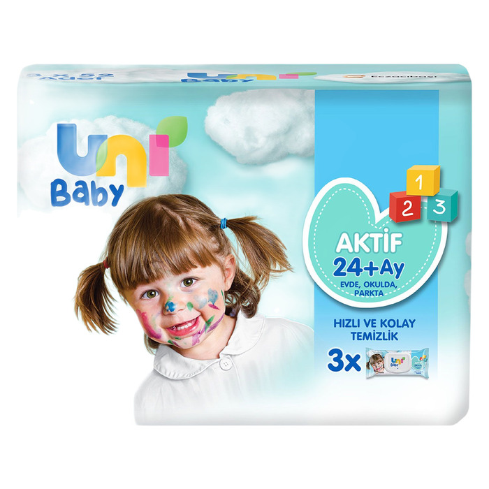 Havlu Islak Aktif Sensitive 3x52'li