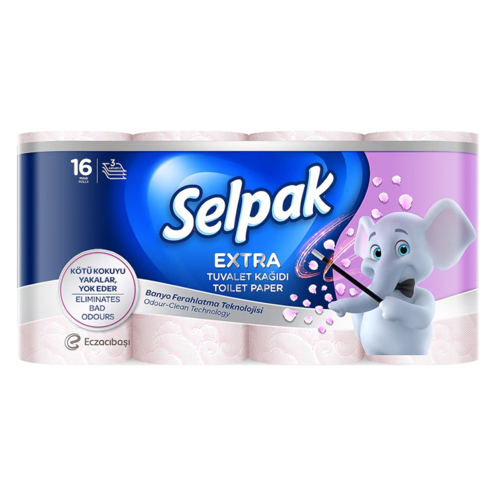Tuvalet Kağıdı Ultra Banyo Ferahlatma 3 Katlı 16 Rulo