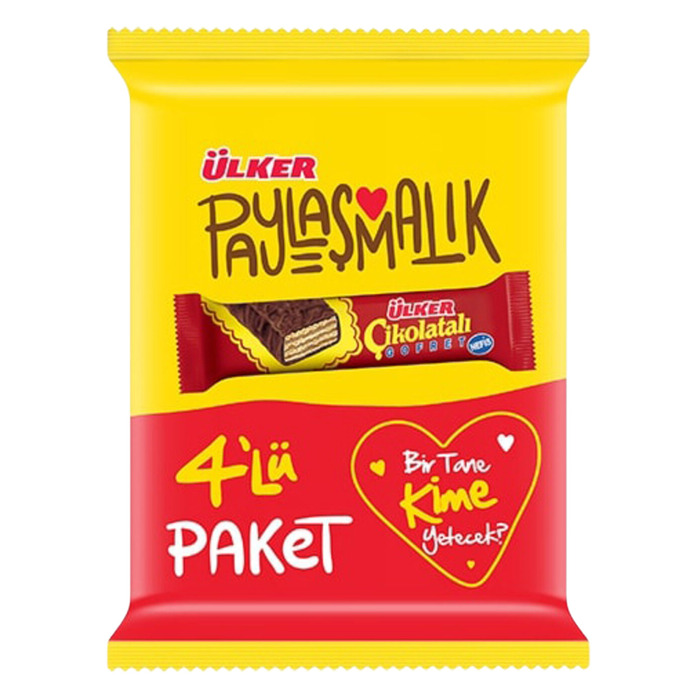 Çikolatalı Gofret 4x36 Gr