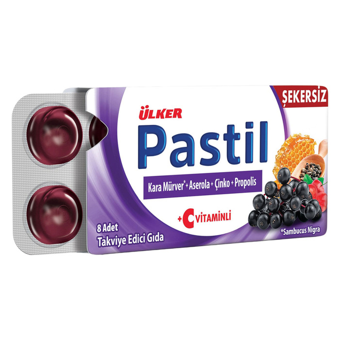 Pastil Kara Mürver Çinko Propolis 22.4 Gr