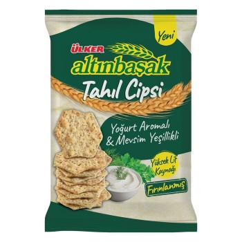Altınbaşak Tahıl Cipsi Yoğurt Aromalı & Mevsim Yeşillikleri 50 Gr