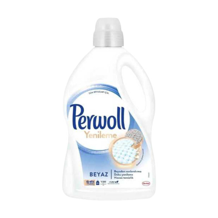 Perwoll Sıvı Çamaşır Deterjanı 2,9 lt Beyaz Yenileme 54 Yıkama