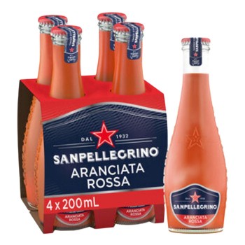 San Pellegrino Kan Portakallı Gazlı İçecek 4 x 200 ml