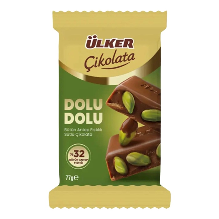 Çikolata Dolu Dolu Antep Fıstıklı 77 Gr
