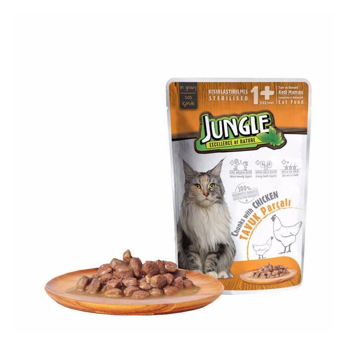 Mama Jöleli Tavuklu Kısırlaştırılmış Kedi Konservesi 100 Gr